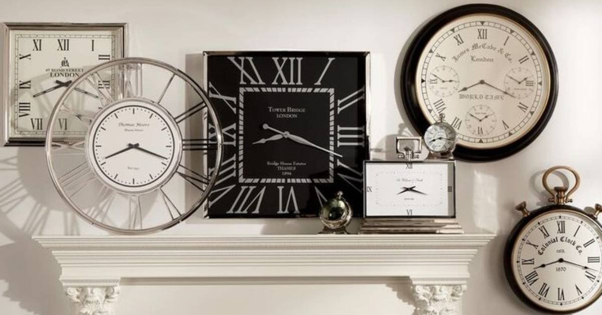 Make a Statement with the Utopia Alley 28 Industrial Gray Wood Wall Clock